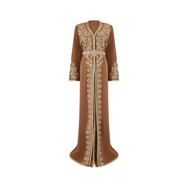 Embroidery Takshita - Brown