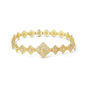 Gold Diamond-Shaped Mdama
